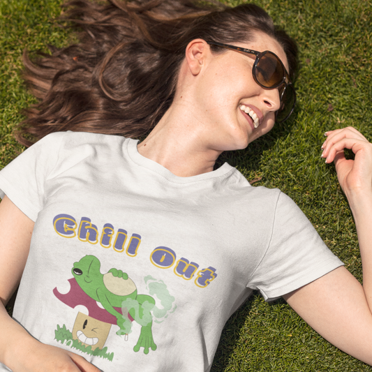 Chillaxin' Frog Tee